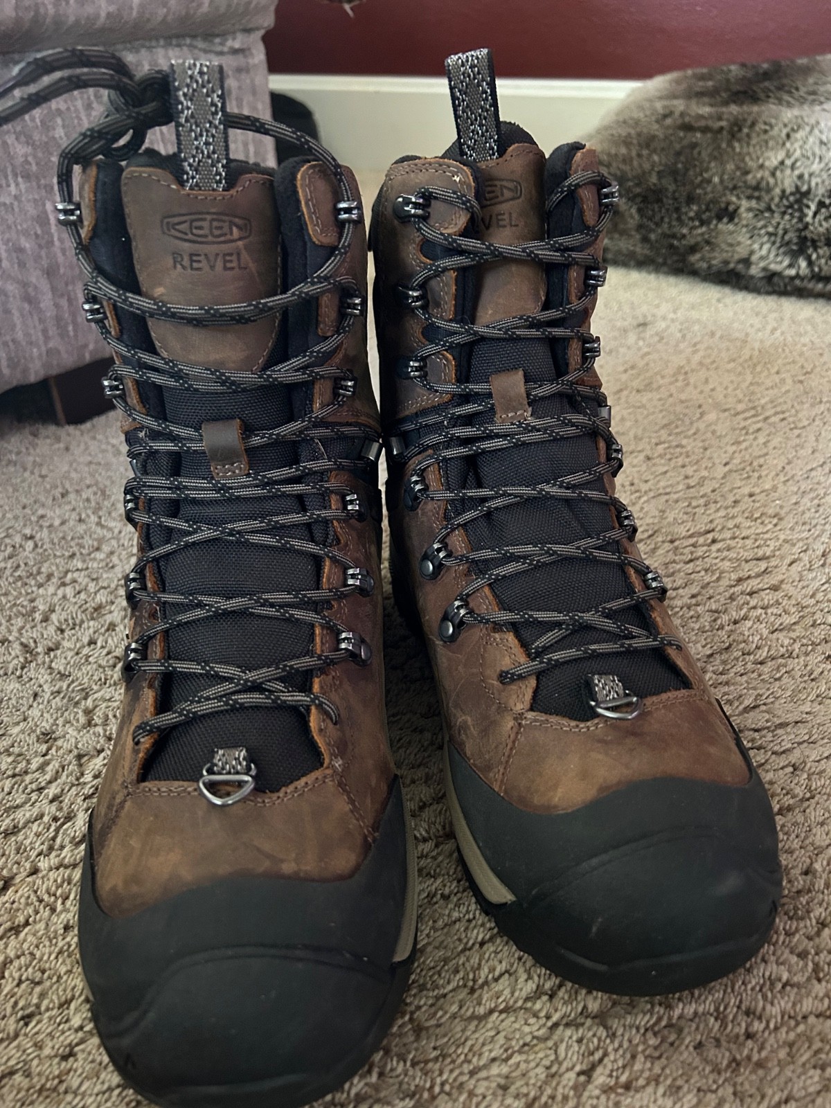 Scarpone da neve Keen uomo 10 marrone nuovo. 400 grammi ins. vendita al dettaglio $210