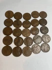 Roll 1916 D Lincoln Wheat Cents Penny in AG/G VG Condition 50 Coins