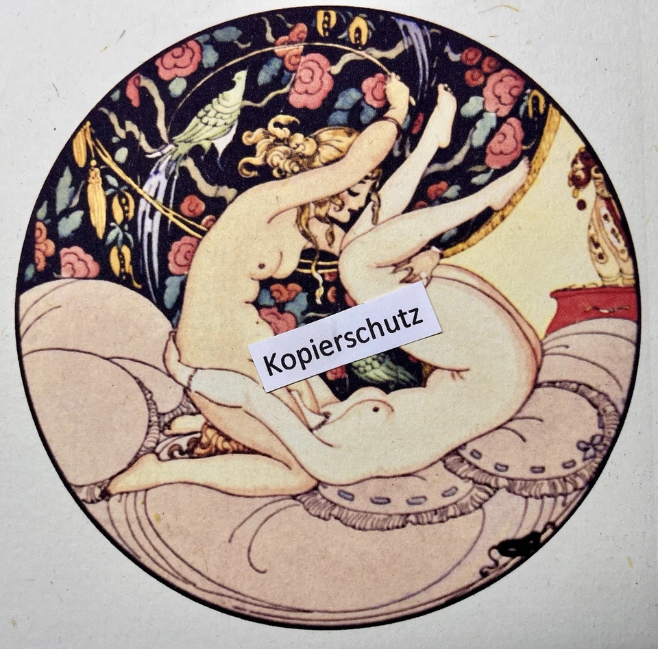 Erotic Art print G. Wegener - Lesbian Art of making Love - 1920 Vagina sadomaso - Bild 3 von 3