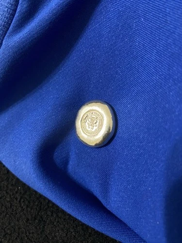 Pit Bullion 1/2oz Custom Poured Silver Button Bar.999 Silver