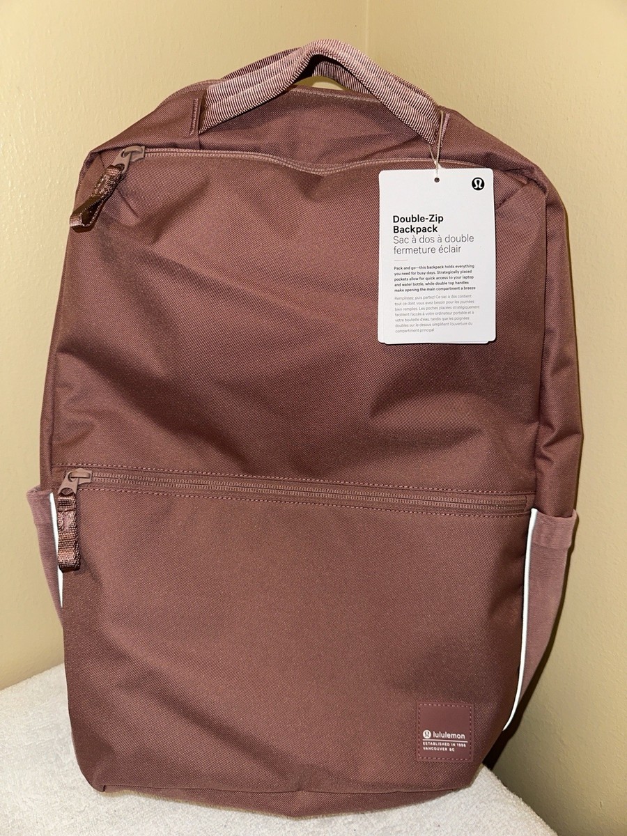 NEW Lululemon Double-Zip Spiced Chai 22L Backpack