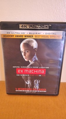 Ex Machina (4K Ultra HD + Blu-ray) SHIPS FAST AND SECURE!