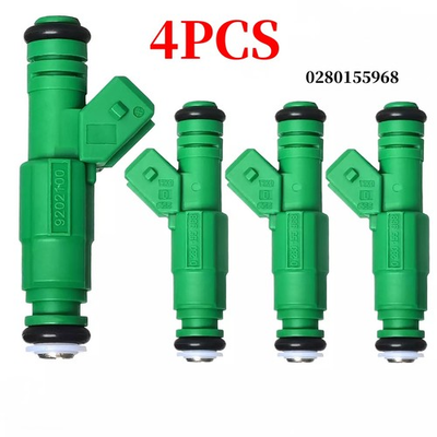 #ad 4 X 0280155968 Fuel Injector fits For Bosch 42lb Motorsport Racing 440cc NEW $43.99