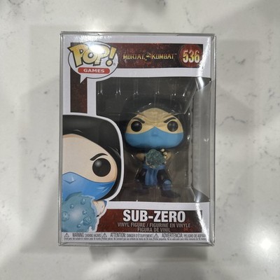 Funko Pop Games Mortal Kombat Sub-Zero #536 Protecter Included! 