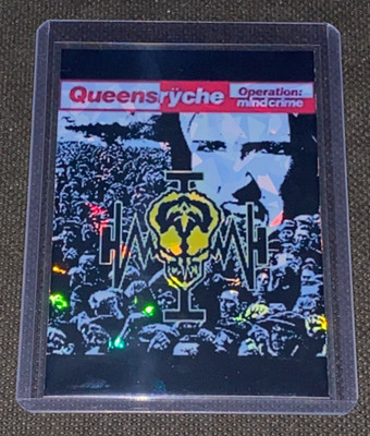 Queensryche Custom Holofoil Operation Mindcrime Holofoil Trading Card
