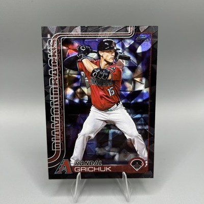 Randal Grichuk 2025 Topps Series 2 #475 Black /10 SSP Arizona Diamondbacks
