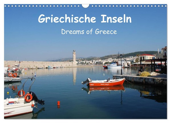 "Calendar 2027 · US Version · Greek Islands (Wall Calendar 2027 17\" × 12\" Landsca"-image