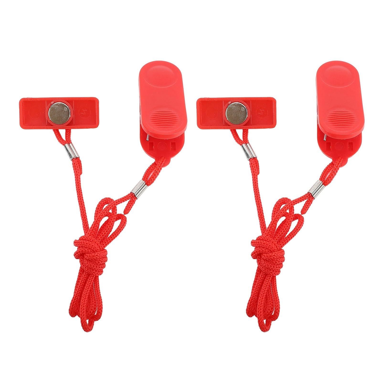 Chiave di Sicurezza del Tapis Roulant 2 Pc Universali Sostituzione - Rosso