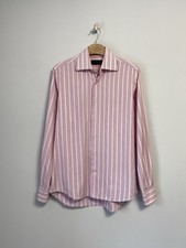 Etro Milano Button Up Shirt Pink Size 38 Luxury