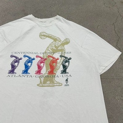 Vintage Atlanta Olympics Discus Thrower T-Shirt