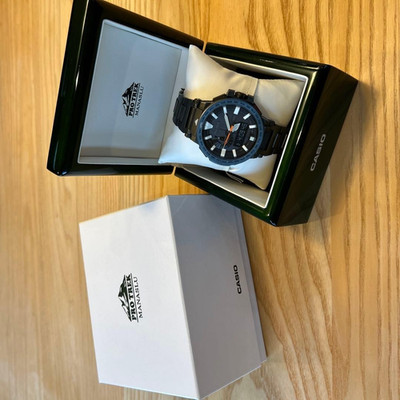 CASIO PRO TREK MANASLU PRX-8000YT-1JF Titanium DLC Multiband 6 Watch