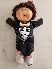 Cabbage Patch Doll 1983 With Skeleton Outfit