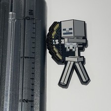 New Minecraft Movie Skeleton W/Crossbow Authentic Crocs Jibbitz Charm All Ages