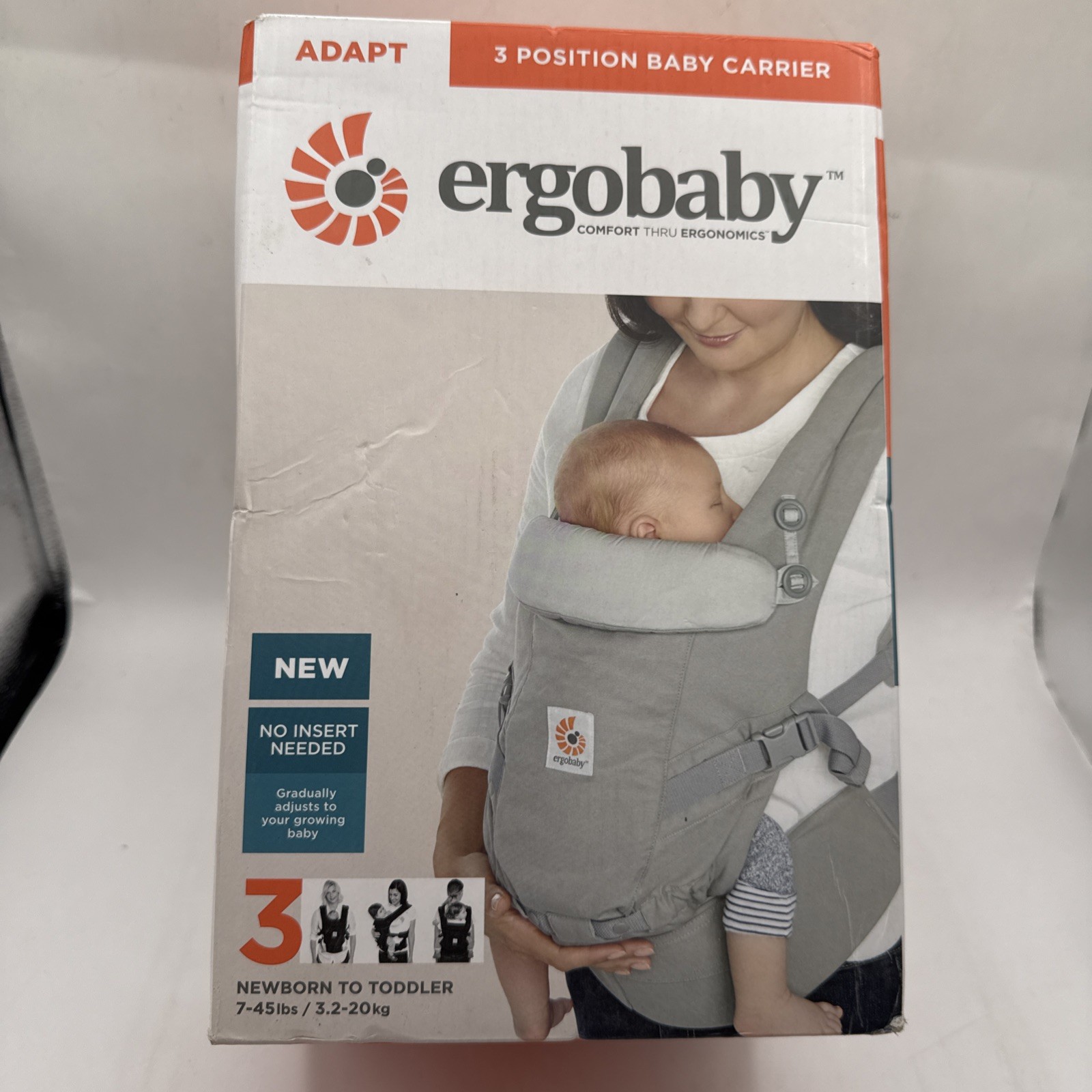 Ergobaby Adapt Baby Carrier, Infant To Toddler Carrier, Multi-Position, Premium