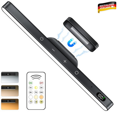 Unterbauleuchte Küche LED Fernbedienung 5W 2500mAh Touch dimmbar USB Laptop