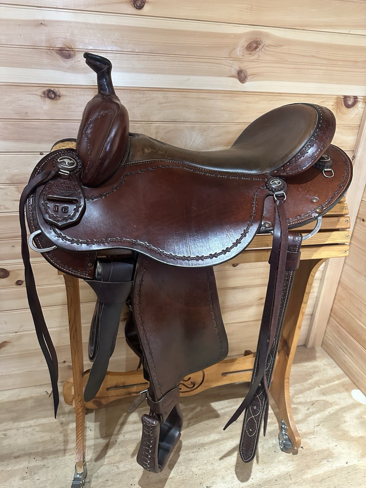 16” Clinton Anderson Downunder Horsemanship Aussie Saddle by Martin Saddlery