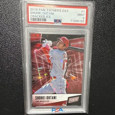 👀Panini 2019 Father's Day Shohei Ohtani Cracked Ice #1 (JERSEY MATCH) 17/25🔥
