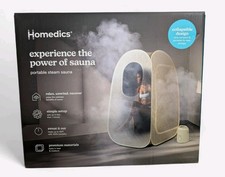 HoMedics Sauna Zen Portable Steam Sauna-Sand-NEW in Box