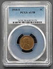 1910 S Wheat Cent in PCGS AU 58 Brown, Low Mintage Semi-Key Date