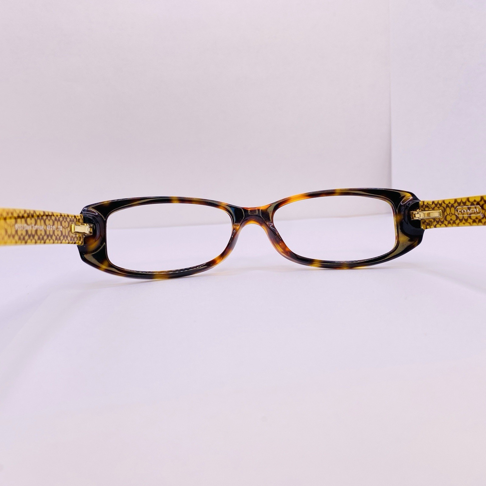 Coach Authentic Eyeglasses HC 6033B Melinda 5033 Dark Tortoise 49 [] 15 135 Gold thumbnail 8