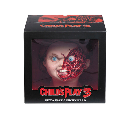 Child's Play 3™ Ultimate Chucky Pizza Face Head - Trick Or Treat