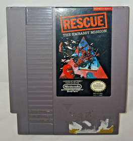 Vintage Rescue The Embassy Mission for NES Nintendo Entertainment System In Box