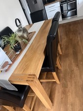 Solid Oak 6 Seater No Chairs Dining Table Great Condition Furniture World