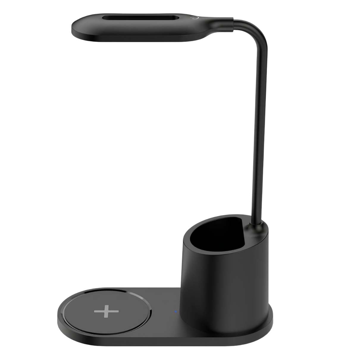 Lampe LED de bureau en aluminium réglable avec chargeur Qi 10W intégré