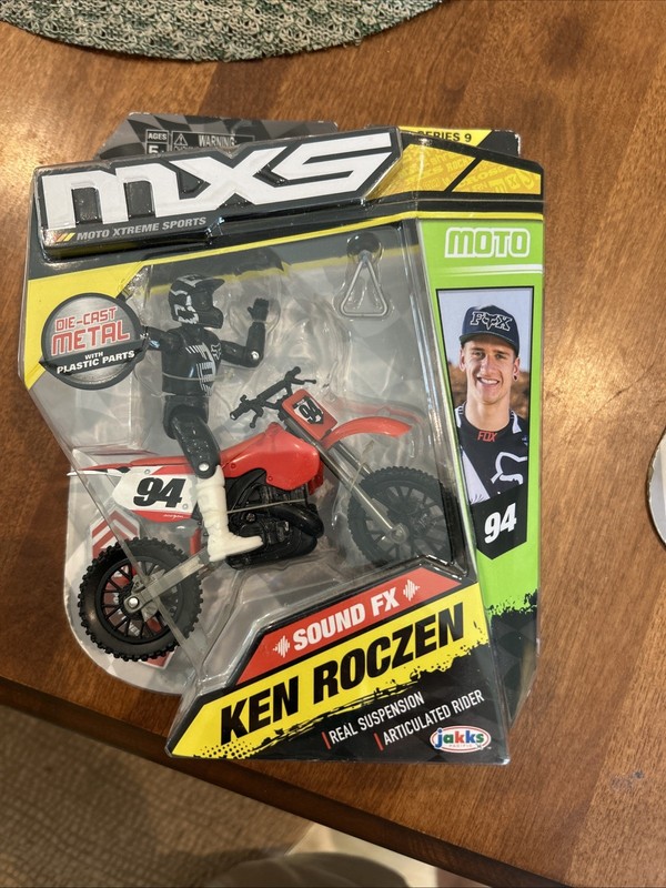 Ken Roczen MXS Honda Motocross Jakks Diecast Motorcycle Supercross Motocross