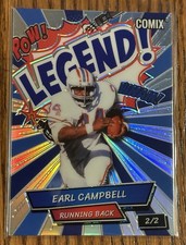 2025 Wild Card Comix Earl Campbell Rainbow #2/2 Houston Oilers