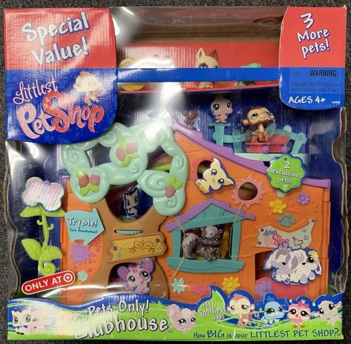 NIB Littlest Pet Shop Pets Only Clubhouse Playset LPS Rare 543 544 545 484 485