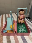 Vintage Cabbage Patch Kids Love N’ Go Playground/Classroom Carry Case Play Set