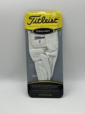 Titleist Players Men's Medium Left Golf Glove White Cabretta Leather Breathable