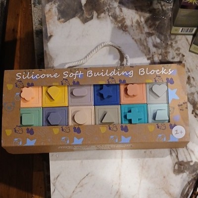 Ningbo Bridge Home Design Silicone Soft Building Blocks Multicolor Ages 1+