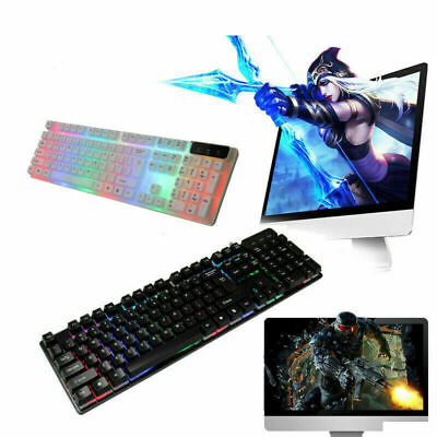 Tastiera da  gioco a led retroilluminata RGB  LED Gaming  