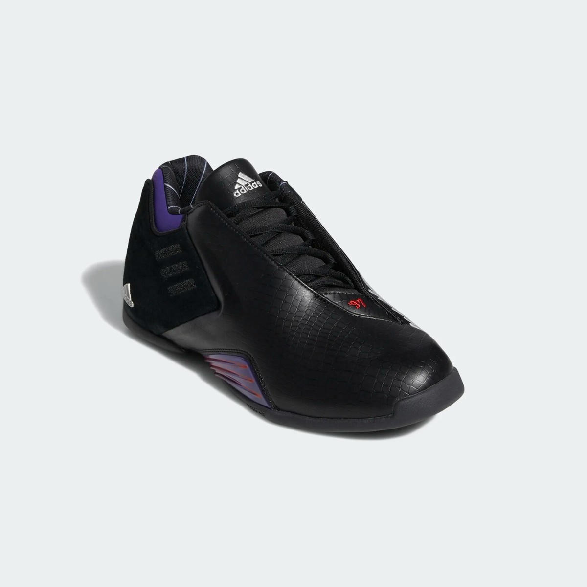 ADIDAS Shoes TMAC 3 RESTOMOD Men Size 11 Black RAPTORS Basketball Sneaker GY2394 adidas TMAC 3 Restomod Raptors Black Purple | Mercari main image 2