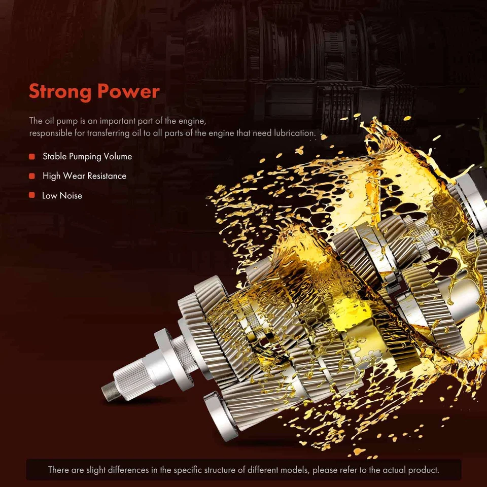 Bomba de aceite de motor para Mitsubishi Montero 1995-1996 Montero Sport 97-04 SOHC 6G74 Foto 3 de 4