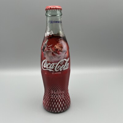 COCA COLA COKE 2004 EDITION CHRISTMAS 8oz BOTTLE Unopened | eBay