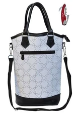 Deluxe 2 Bottle Wine/Champagne Bag Carrier Cooler Tote for Party Picnic Outdoor