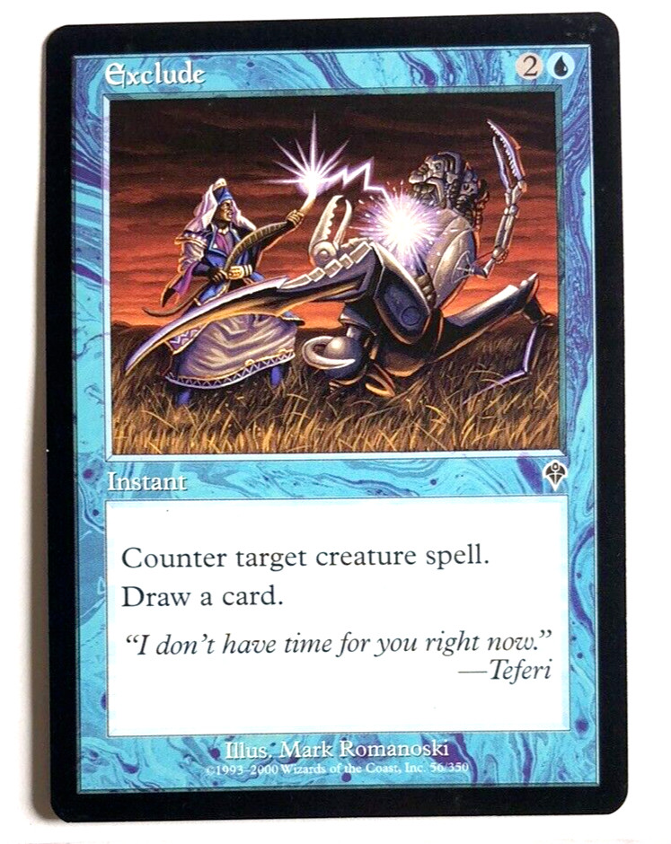 Exclude 56/350 Invasion MTG Magic the Gathering LIGHTLY PLAYED LP