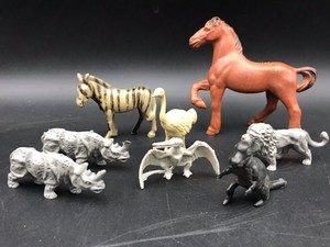 miniature rubber animals