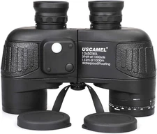 10X50 Marine Binoculars for Adults, Waterproof Binoculars with Rangefinder Compa