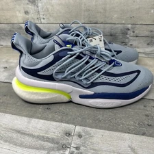 Adidas Alpha Boost Men's US 11.5 Blue Yellow White Retro Sport Life IE9701