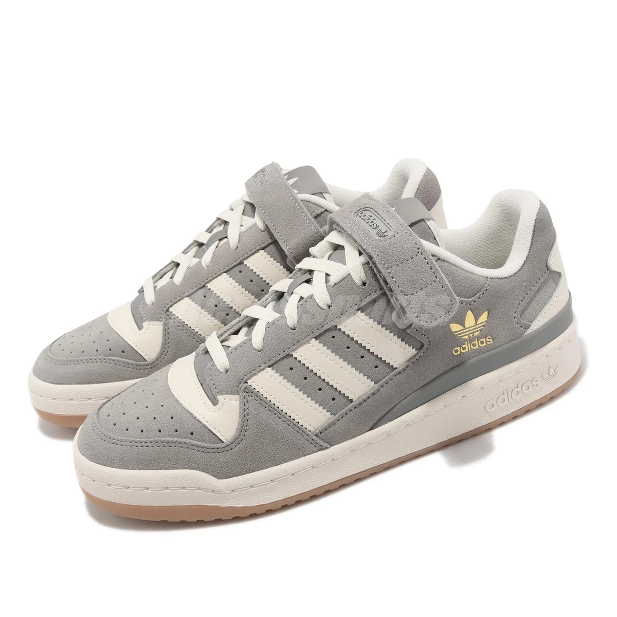adidas Originals Forum Low Charcoal Grey Suede Men Unisex Casual Shoes FZ6253
