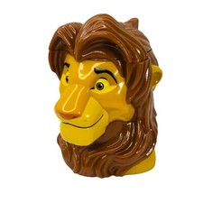 VTG Lion King Simba RINGLING BROS Souvenir Mug Cup w/ Lid Collectible