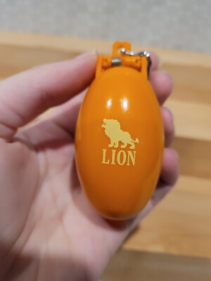 1993 Vintage Takara Pocket Critter Keychain Lion Lioness Orange