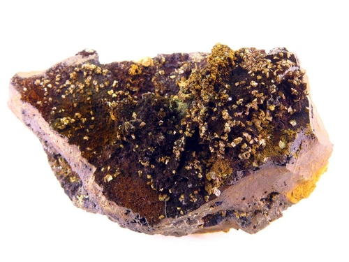 Corkite, Romanechite - Cercal mine, Portugal / 6 x 3.6 x 2.3cm