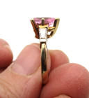 10K Yellow Gold Pink Ice Ring Size 5.75 [R323] — photo 7