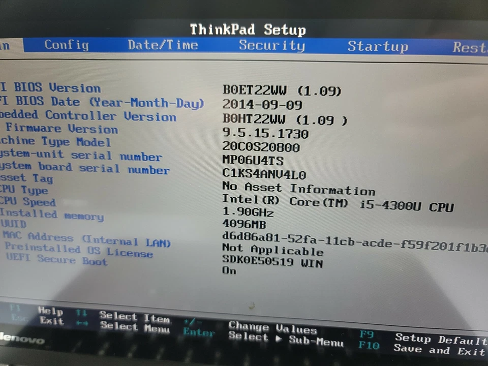 LENOVO YOGA 20CD i5-4300U @ 1.90GHz 4GB RAM PANTALLA TÁCTIL LEER DESCRIPCIÓN #N2 Foto 4 de 4