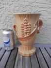 Red Wing Glazed Pottery 1106 - 8 " H Tan, Brown VGC Free Shipping